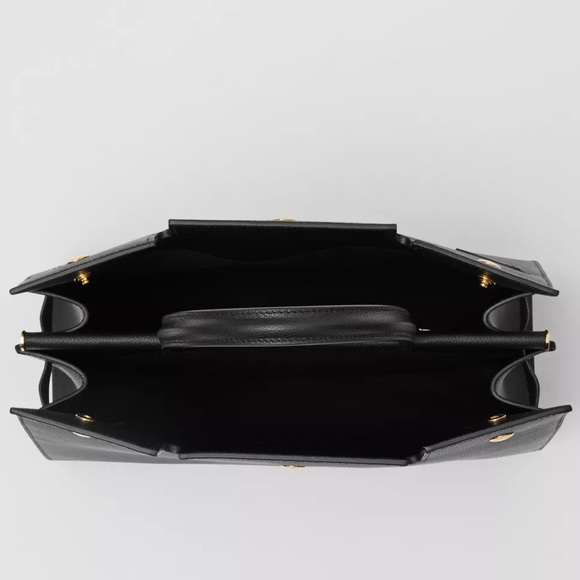 BURBERRY - Medium Leather Title Bag - Picture 12 of 14